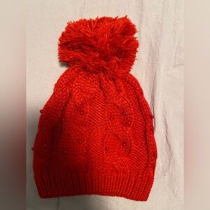 New York & Company Pom-Pom Hat